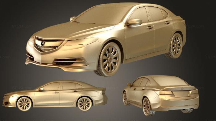 Vehicles (Acura TLX 2014, CARS_4105) 3D models for cnc